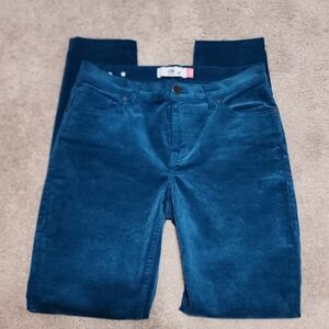 CAbi #4137 High Skinny Moroccan Blue Pants Size 4